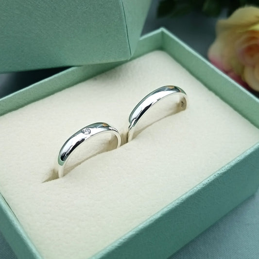 Anillos de matrimonio Spark 3mm Plata 925