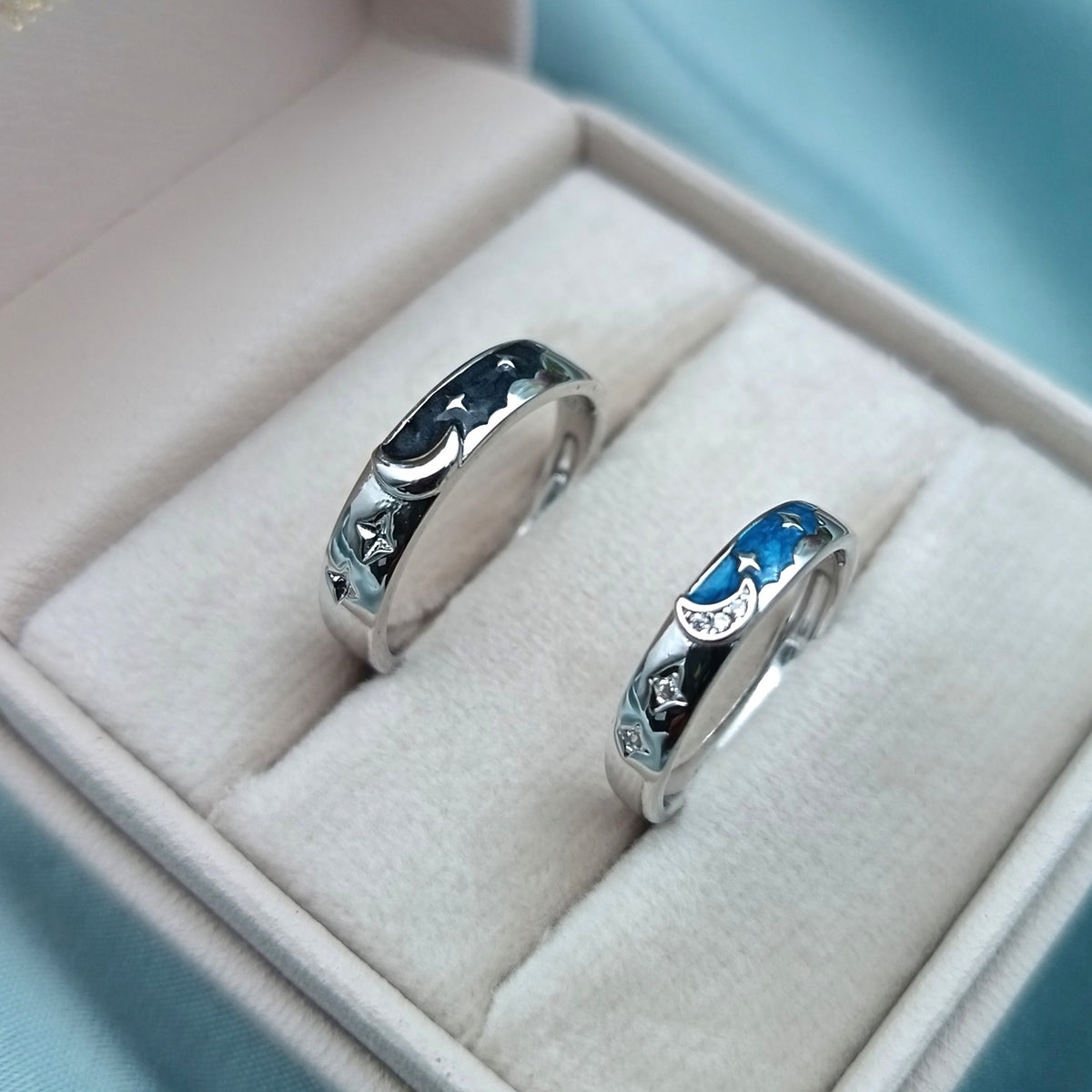 Anillos de Matrimonio regulables Moonlight Plata 925