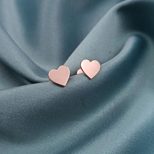 Aretes Corazón rosé