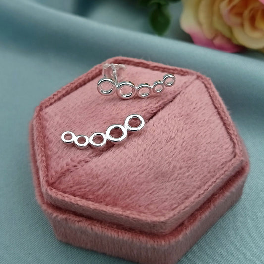 Aretes trepadores Burbujas