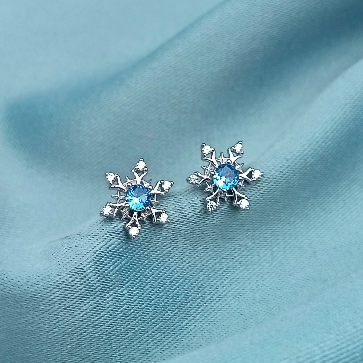 Aretes Copos de Nieve