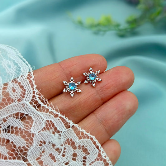 Aretes Copos de Nieve