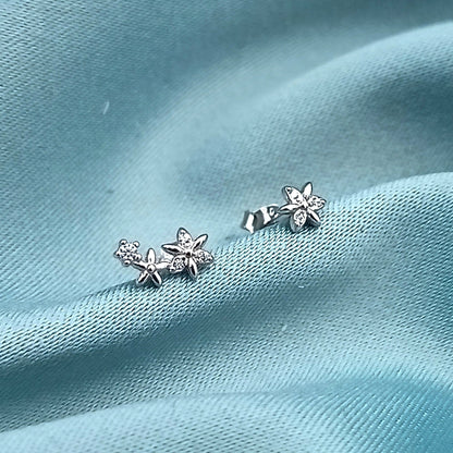 Aretes Shine asimétricos