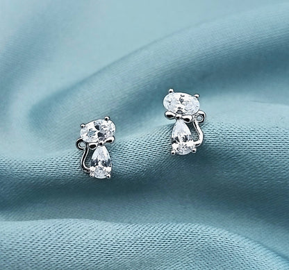 Aretes Gato con Lazo