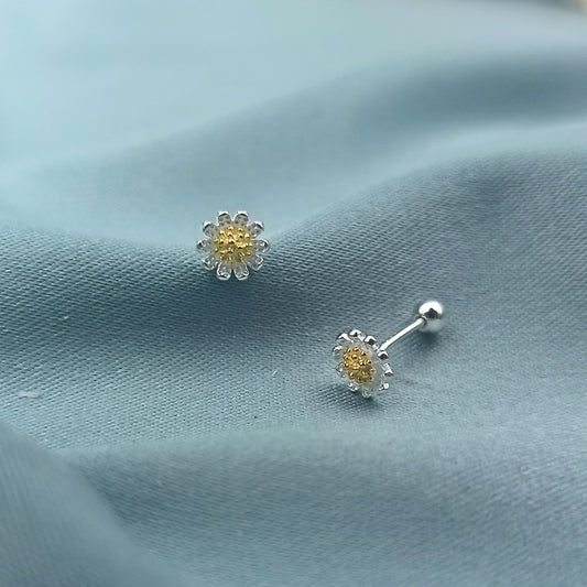 Aretes a rosca Margaritas