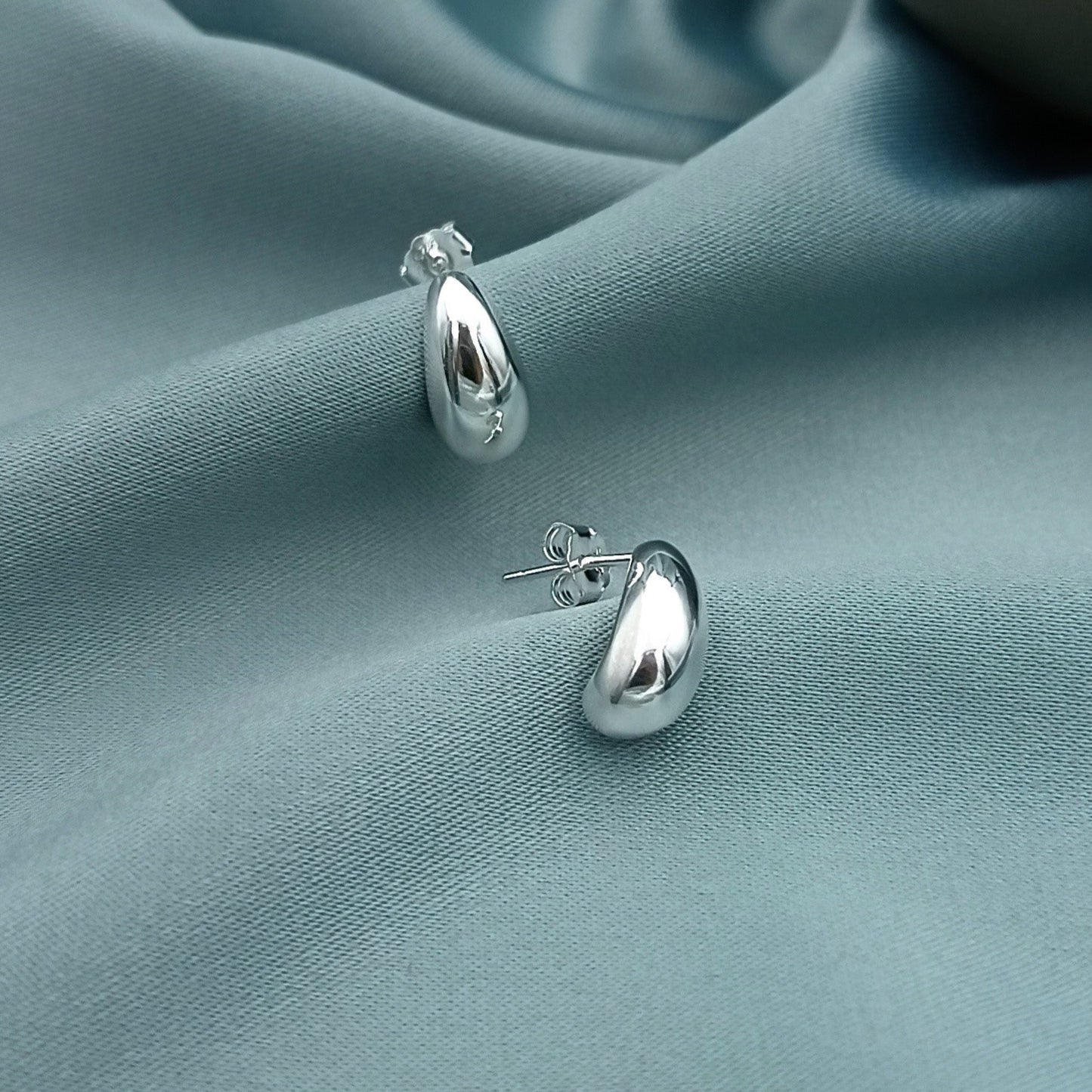 Aretes Gotas liso 13mm