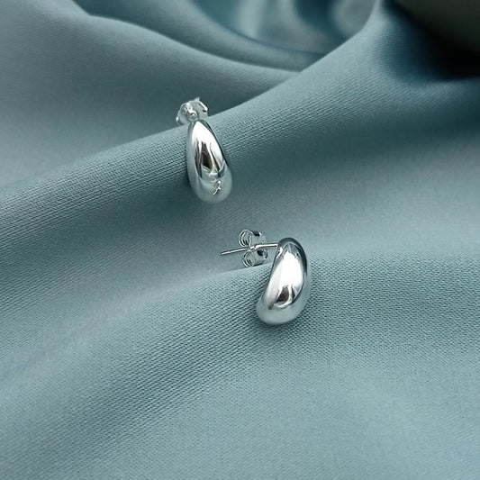 Aretes Gotas liso 13mm