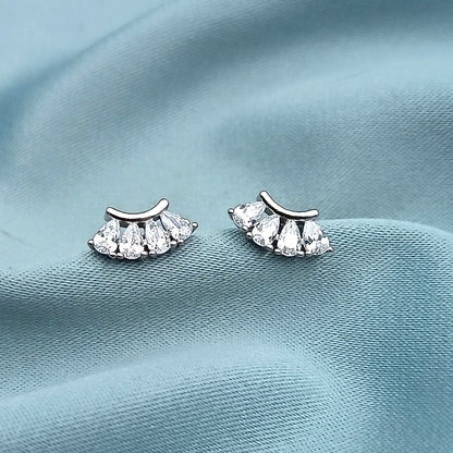 Aretes Abanico Gotas