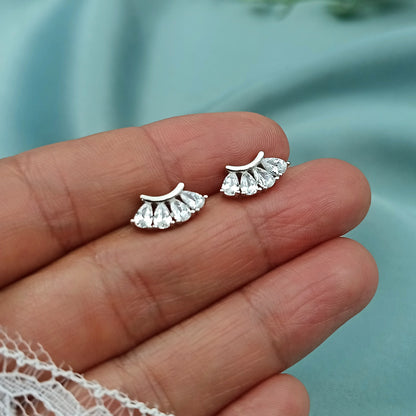 Aretes Abanico Gotas