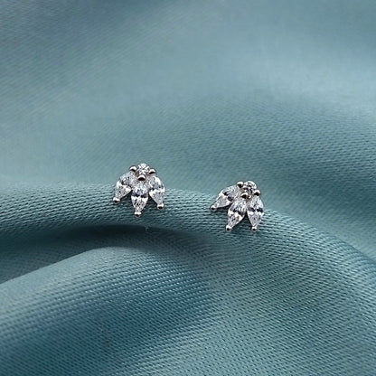 Aretes Abanico Marquise
