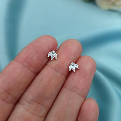 Aretes Abanico Marquise