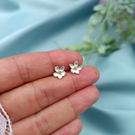 Aretes Flor Margaritas
