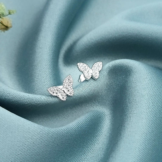 Aretes Mariposa con circones