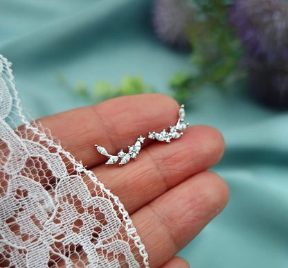 Aretes Ramitas brillantes