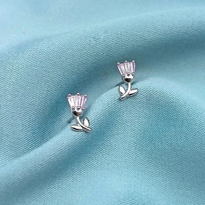 Aretes Flor Tulipán