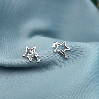 Aretes Estrella calada