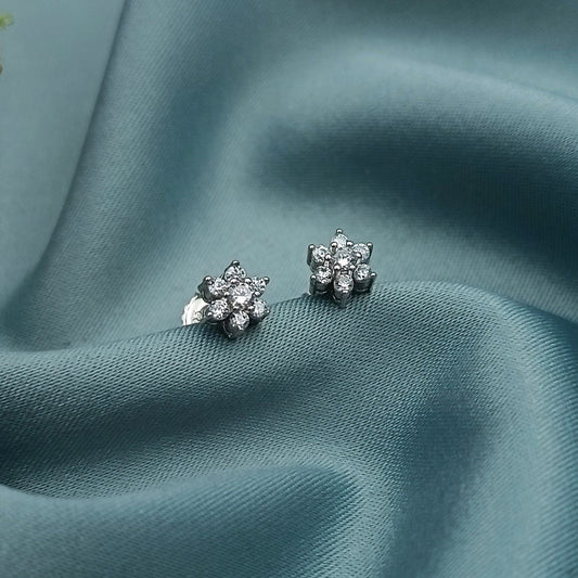 Aretes Flor roseta