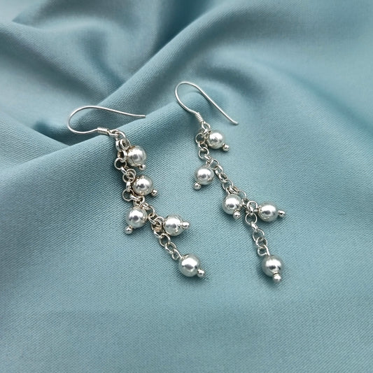 Aretes Largos Bolitas