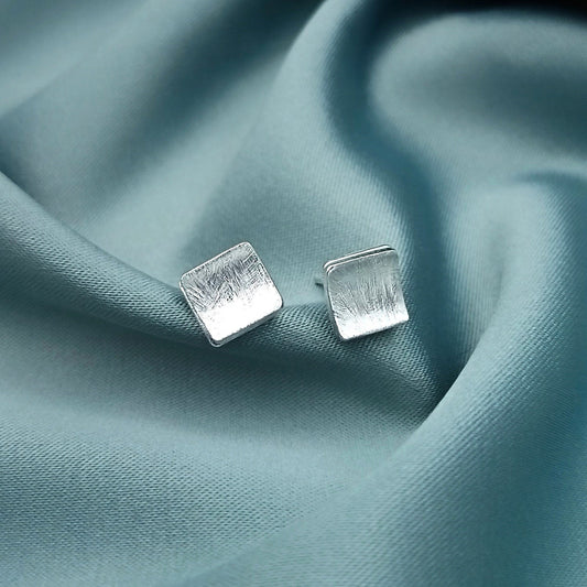Aretes Cuadrados Doble Capa