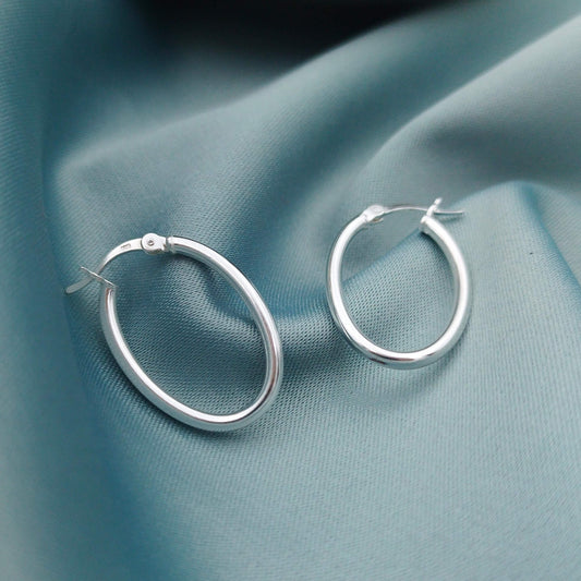 Argollas Ovaladas criolla 2mm