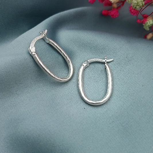 Argollas Ovaladas 2cm