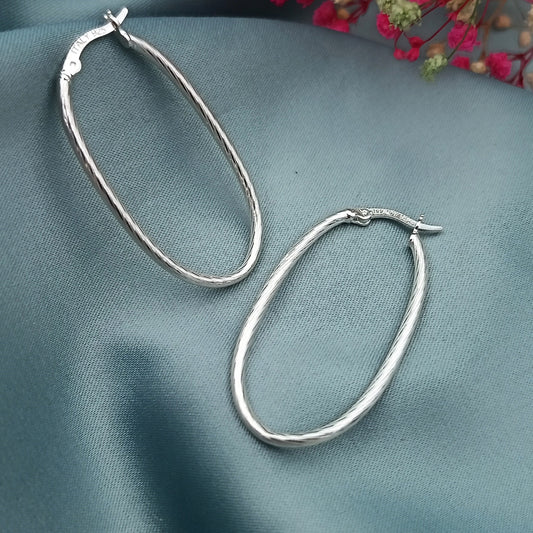 Argollas Clásicas Ovaladas 4.3cm