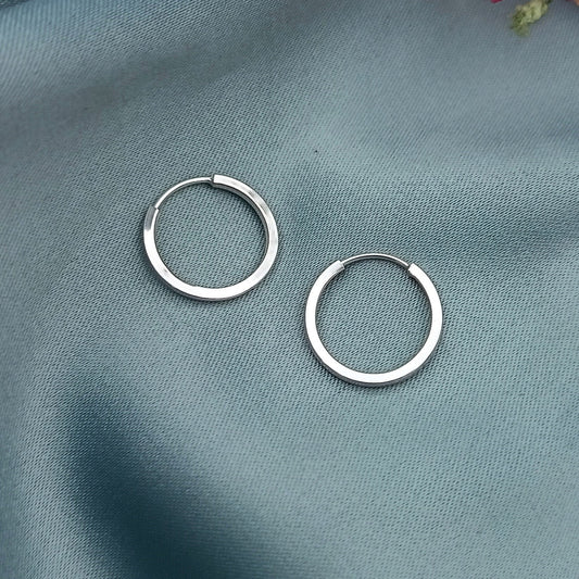 Argollas Classic tubo cuadrado 1.7mm S