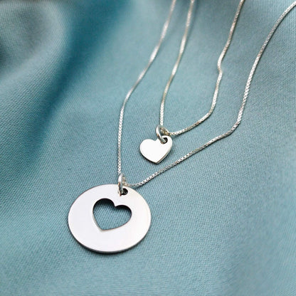 Collar Madre e Hija Corazones
