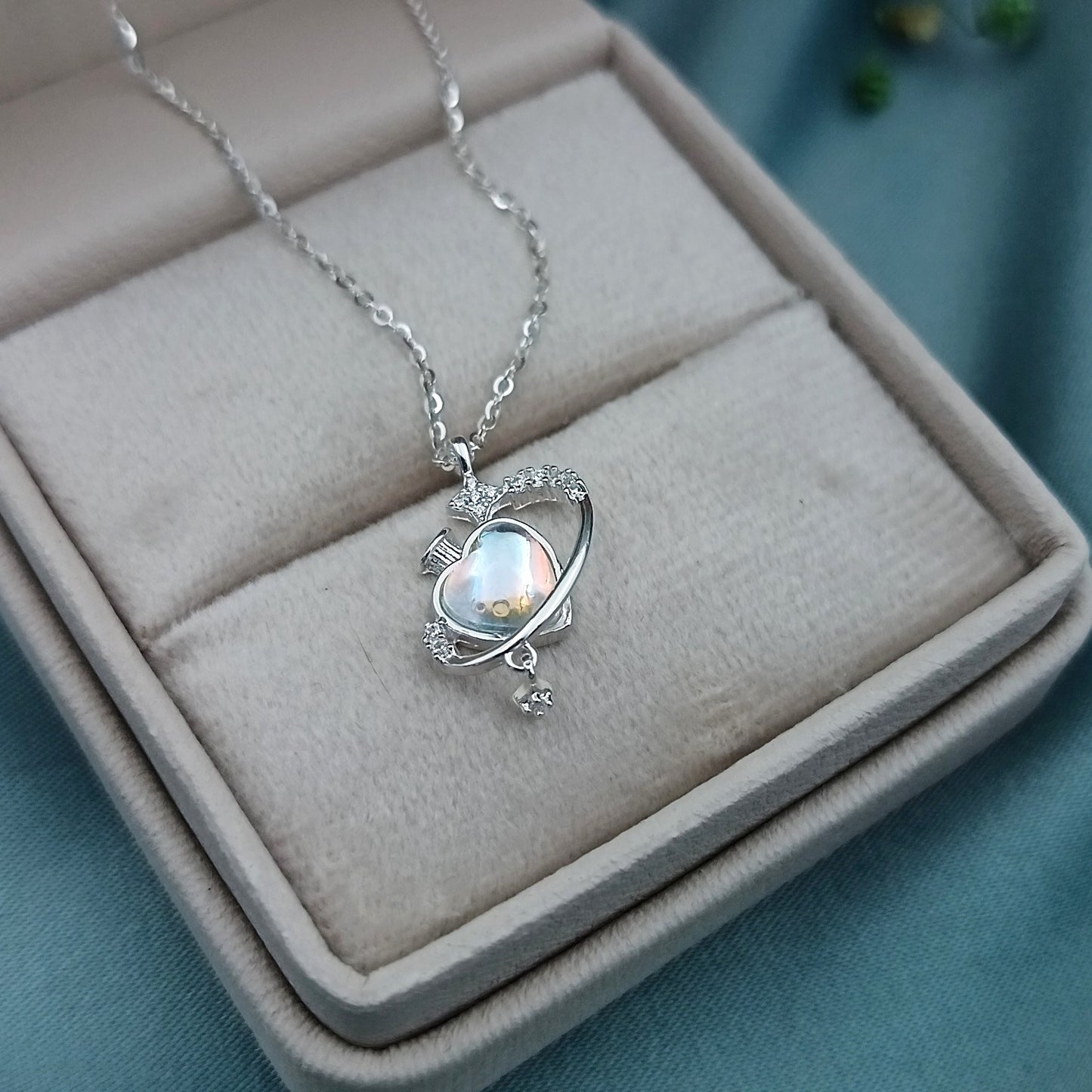 Collar Estrellas Corazón