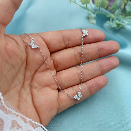 Collar Mariposas Brillantes