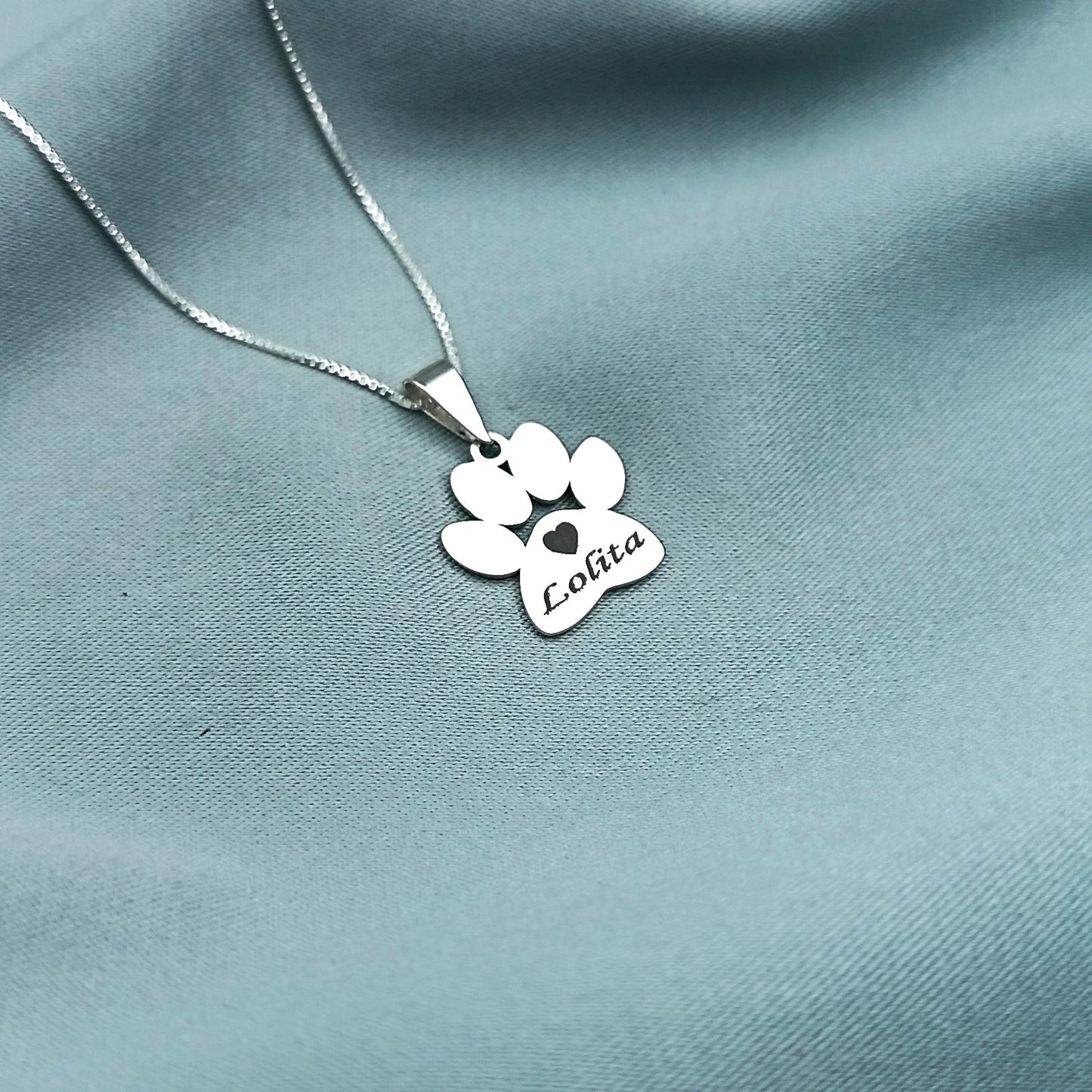 Collar Patita de Perro Personalizado