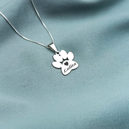 Collar Patita de Perro Personalizado