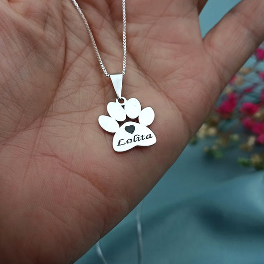 Collar Patita de Perro Personalizado