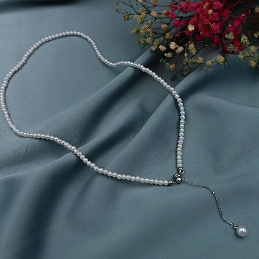 Collar Perlas Sintéticas y Plata