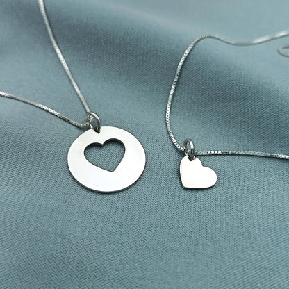 Collar Madre e Hija Corazones