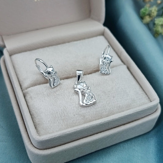 Conjunto de Gatitos con Asa