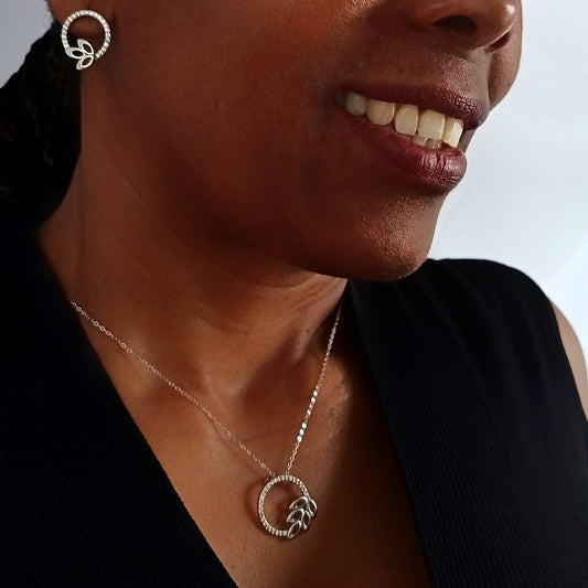 Conjunto Círculos Hojitas