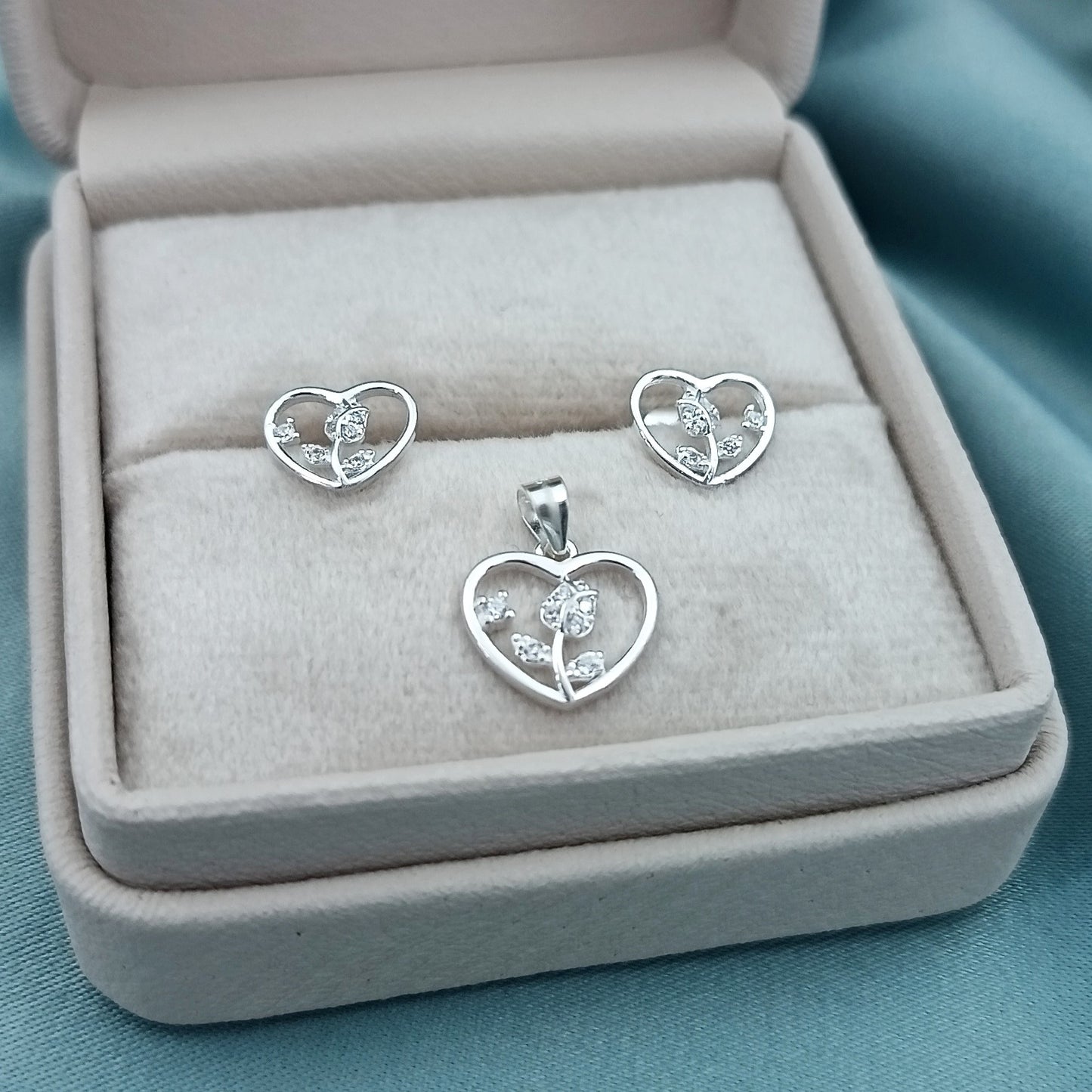 Conjunto Corazón Tulipán