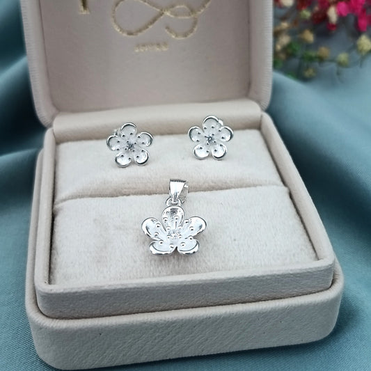 Conjunto Flores Liso