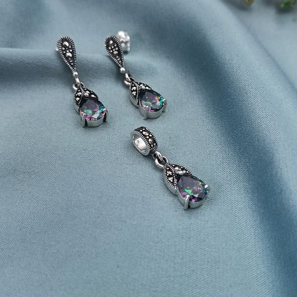 Conjunto Gotas Marquesitas Tornasol