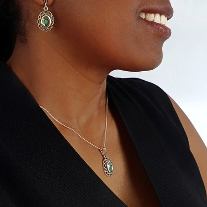 Conjunto Ovalado Marquesitas Nácar