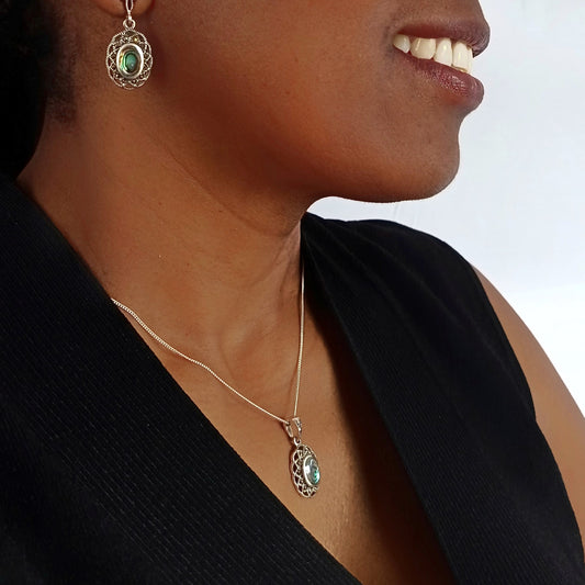 Conjunto Ovalado Marquesitas Nácar