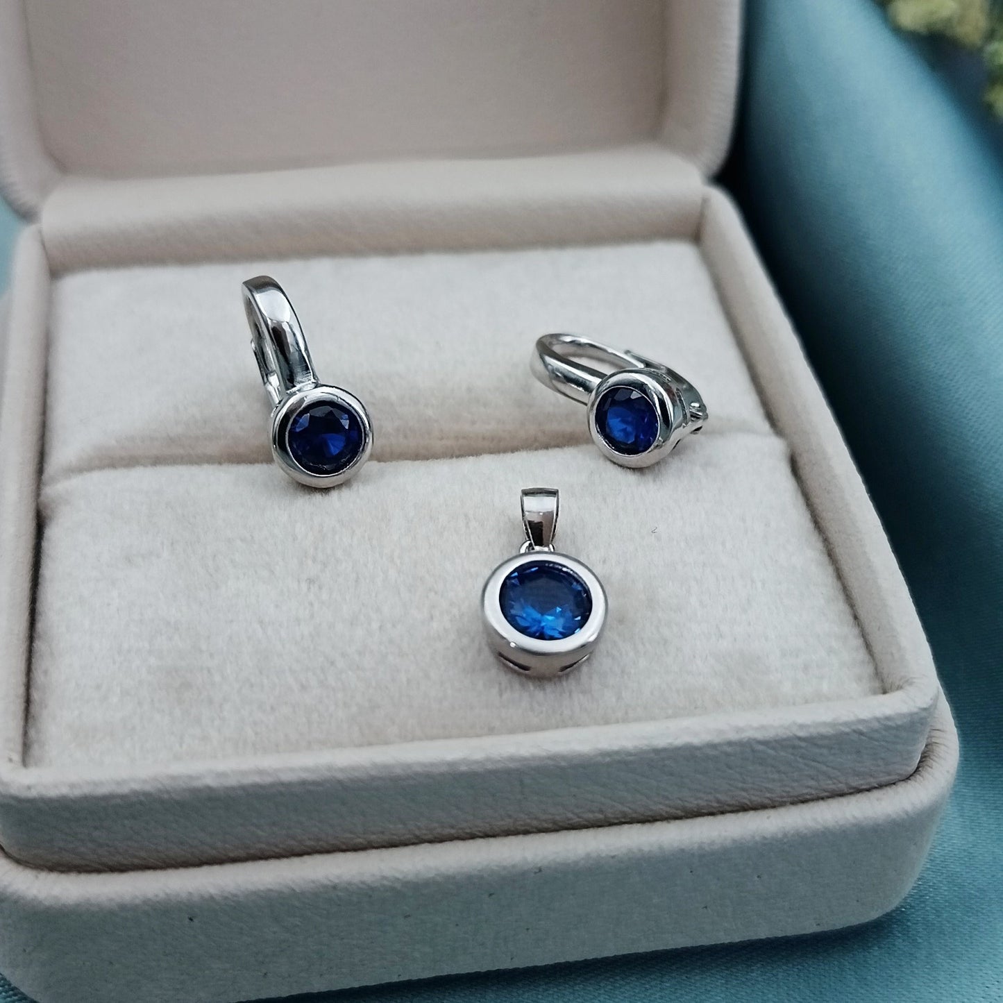 Conjunto Puntito de Luz Azul Asa