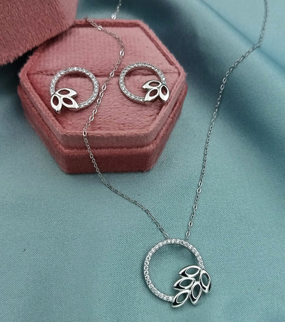 Conjunto Círculos Hojitas