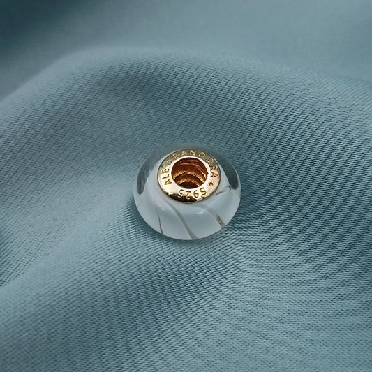 Dije Charm Dona cristal blanco