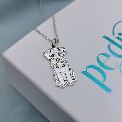 Dije Personalizado Silueta Mascota