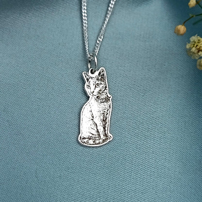 Dije Personalizado Silueta Mascota