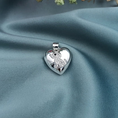 Dije Relicario Corazón Perrito