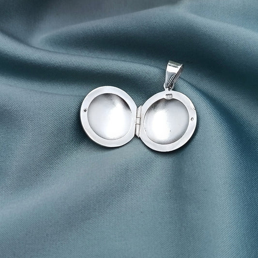 Dije Relicario Redondo Liso