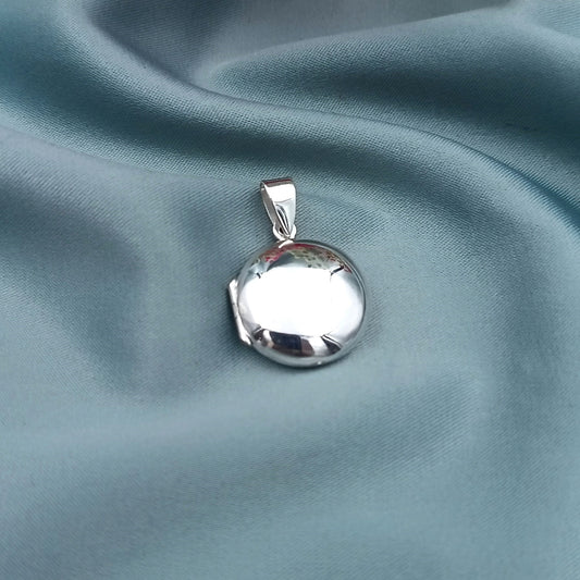 Dije Relicario Redondo Liso